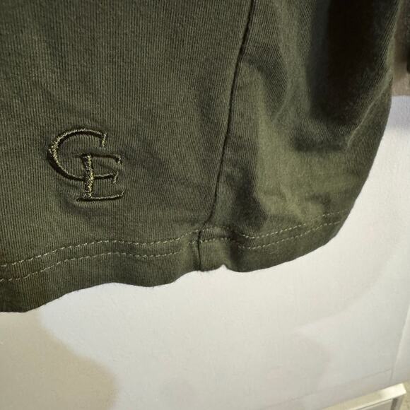 Cozy Earth Men's Bamboo Stretch-Knit Long Sleeve Tee Size Large Green - Picture 3 of 6